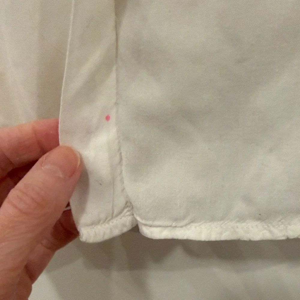 Splendid 3/4 Sleeve Women's White Blouse, Size S - Picture 6 of 7